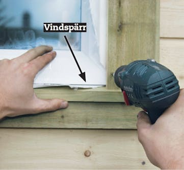 Garage byggsats: Fönster och dörr Garage byggsats